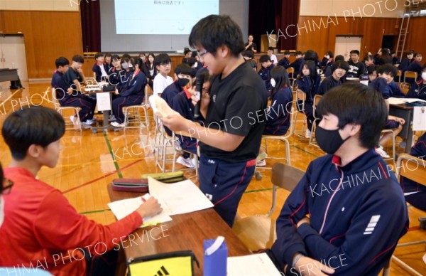 起業家精神と創造力を養う　音更高で学生起業家・大砂さん講義