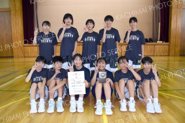 女子準優勝の帯西陵