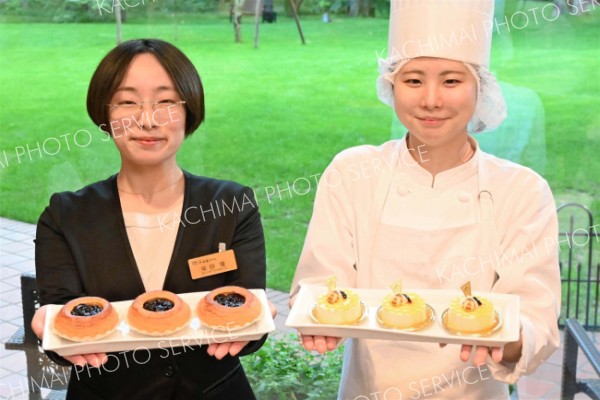 十勝の蜂蜜とハスカップ味わって　１０月からオリジナルのパンとケーキ　北海道ホテル