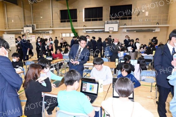 大空学園のＳＤＧｓ学習公開　北海道国際理解教育研究大会