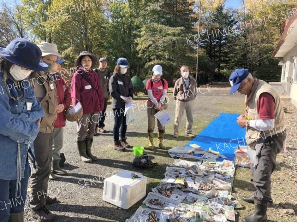 新得おもしろ調査隊がキノコ勉強会 2