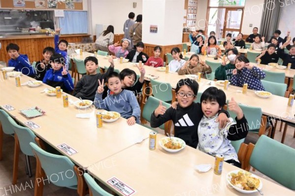 昨年１１月に宿泊学習を行った帯広明星小の５年生