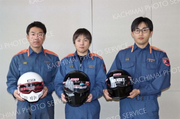 寄贈されたヘルメット活用してオートバイ事故負傷者の救出訓練　士幌消防署