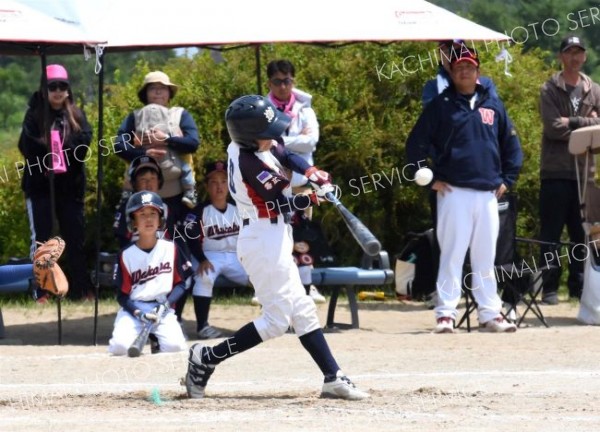 若葉“兄弟Ｖ”　高学年逆転　４年以下はサヨナラ　軟式野球帯広市少年大会