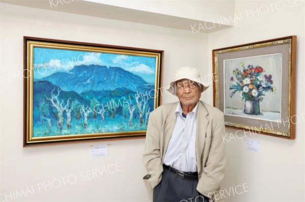 故郷の山の景色絵画での伝える　熊代さん作品展～こぼれ話