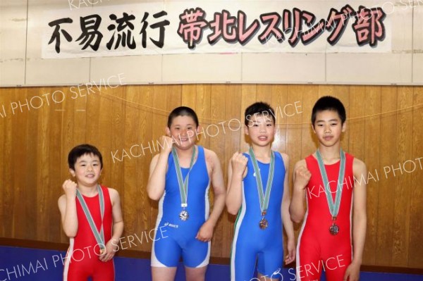 レスリング　準優勝　北日本少年少女選手権大会