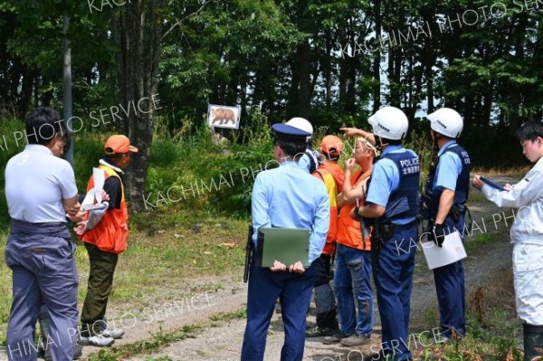 士幌高校にクマが出たら…帯広署や学校関係者ら訓練