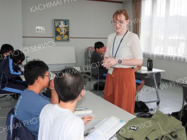 浦幌学園で夏休み学習サポート 2