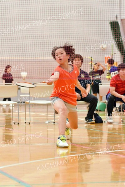 バドミントン道小学生十勝予選 7