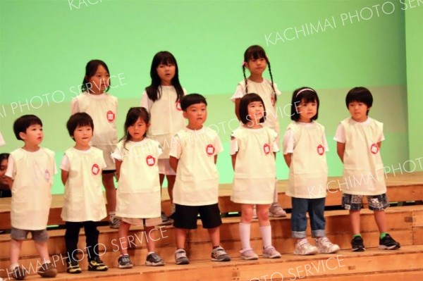 駒場認定こども園、東士狩、南中、西中へきち保育園の子どもたち