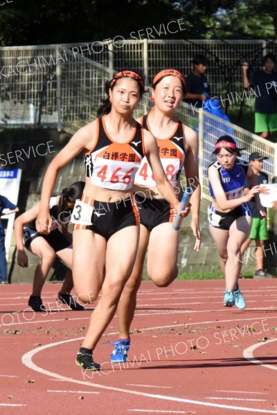 女子４００メートルリレー決勝