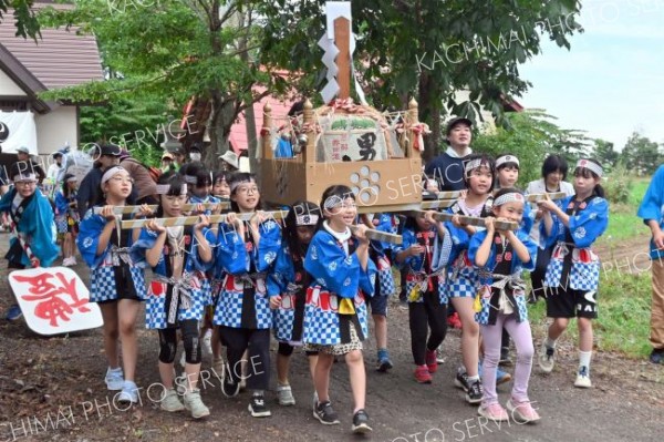 上更別神社で秋季祭典　更別