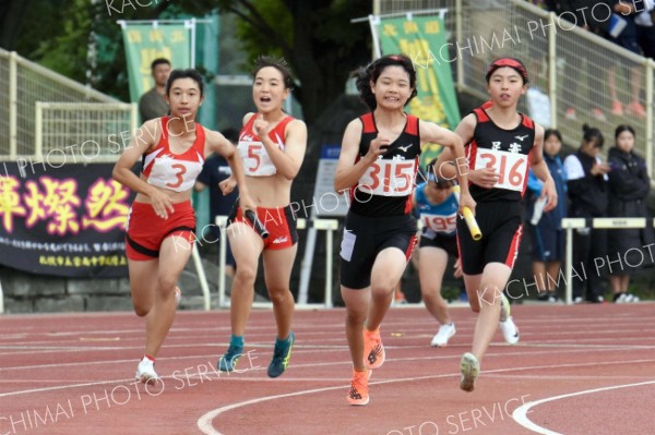 女子４００メートルリレー決勝