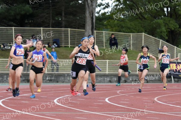 女子４００メートルリレーＴＲ決勝