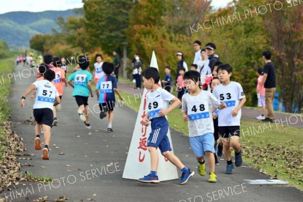 まくべつマラソン大会（金野和彦撮影）