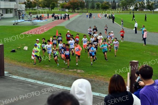 まくべつマラソン大会（金野和彦撮影）