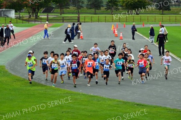 まくべつマラソン大会（金野和彦撮影）