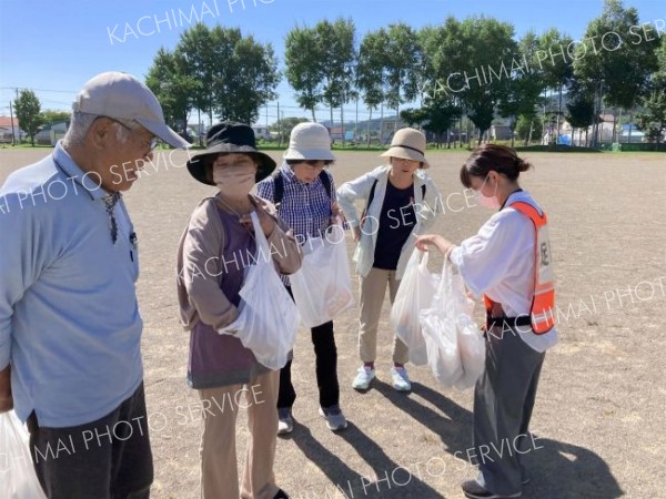 足寄で初の地震を想定した全町避難訓練　３６自治会２７１人が避難場所や経路確認 14