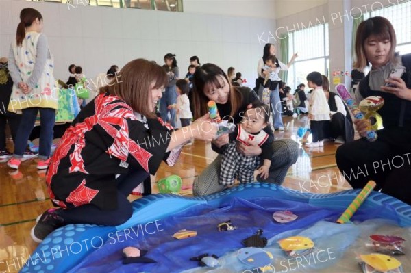 フェスで親子ら交流　４子育て支援センター合同で　音更