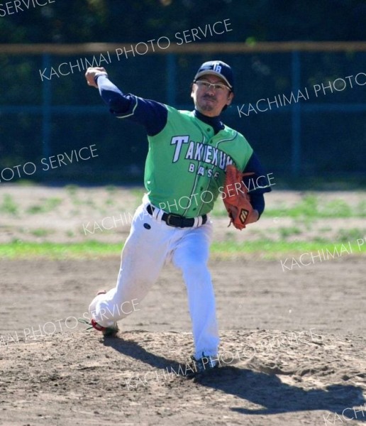 ＴＡＫＥＫＵＭＡ　ＢＡＳＥ圧勝Ｖ　十勝オールドボーイ軟式野球帯広大会