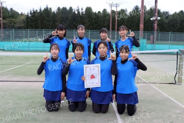 女子準優勝の帯緑陽