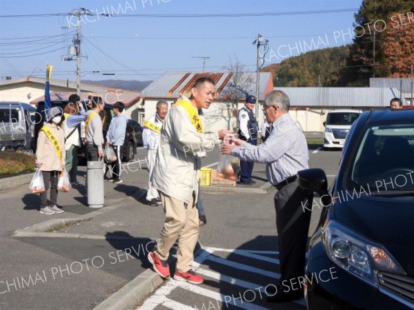 浦幌ＬＣが交通安全キャンペーン