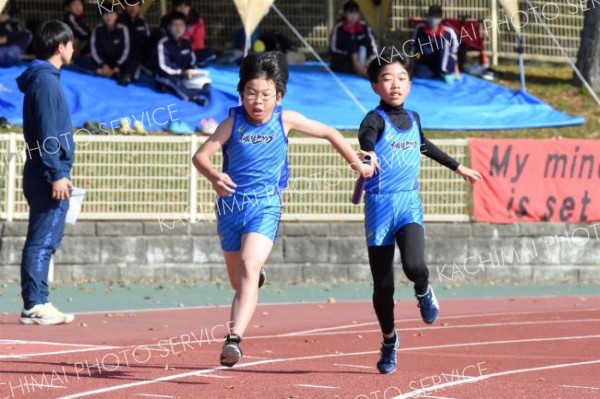 小学５年男子４００メートルリレー