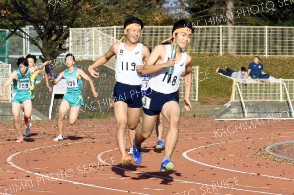 中学男子４００メートルリレー３組