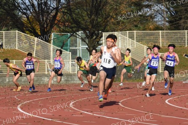 中学男子４００㍍リレー３組