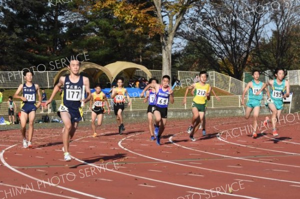 中学男子４００㍍リレー３組