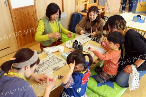 子育て支援センターでミニ縁日　上士幌 2