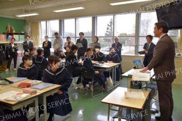 陸別の小中学校の授業が公開された町教育研究大会