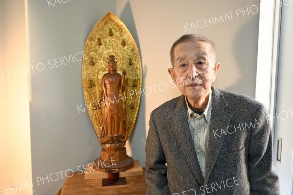 ２０年かけた手彫り観音像　高齢者住宅入居者のよりどころに～先読み新年号