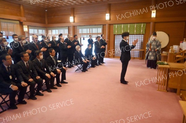 管内農業関係者が豊穣祈願式　帯廣神社