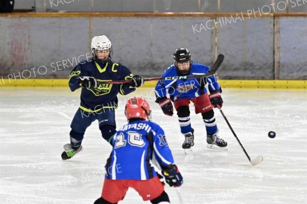 清水御影Ｖ　Ｖｏｒｔｅｘ大空に５－３　アイスホッケー全道小学生選手権大会 17