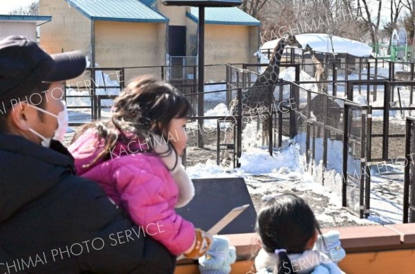 動物たちとしばしお別れ、最終日にぎわう　おびひろ動物園冬季開園