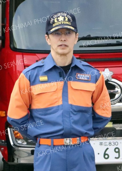 第１０代新得消防団長就任