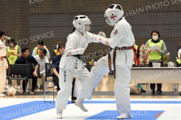 組手中学１年女子上級決勝