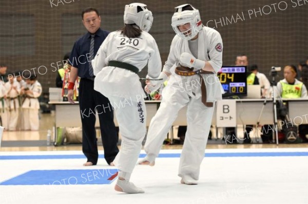 組手中学１年女子上級決勝