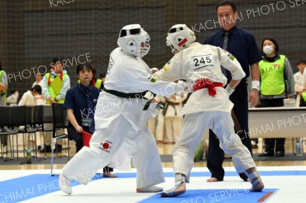 組手中学１年男子上級決勝