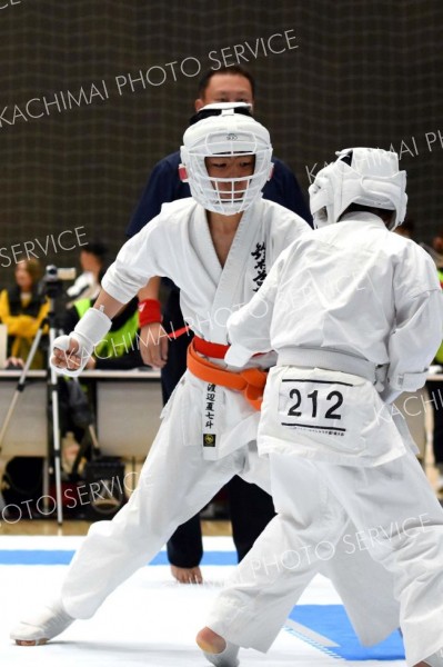 組手小学６年男子初級決勝