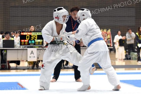 組手小学６年男子上級４０キロ以上決勝