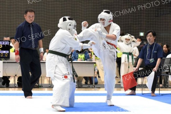 組手中学１年男子上級準決勝