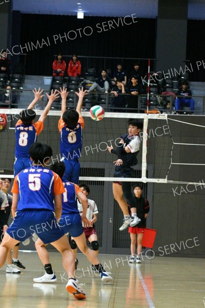 白樺学園男子Ｖ、帯南商女子連覇　バレーボール春季高校リーグ大会 5