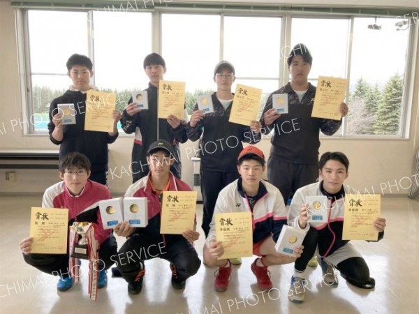 男子上位入賞ペア。