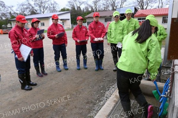 帯広農業高校でＧＡＰの授業 2