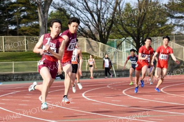 男子４００メートルリレー　２組