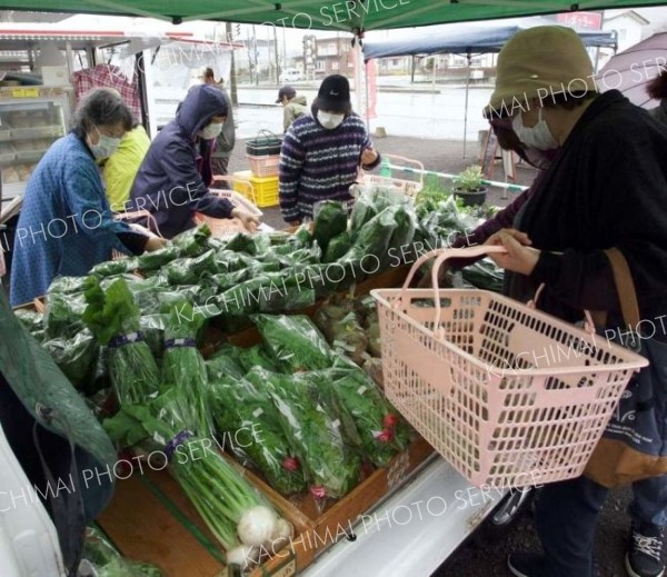 広尾の酪農女性が自家栽培野菜販売「サンタまるしぇ」今年の営業開始