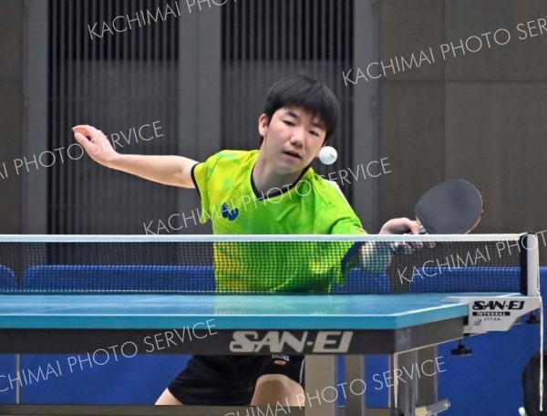 長嶋（音更）男子Ｖ、谷沿（札内）女子制す、全十勝中学校春季卓球大会個人戦単