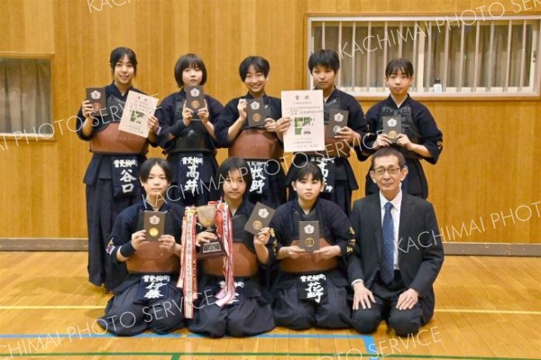 女子団体戦で優勝の音更柳町少年団